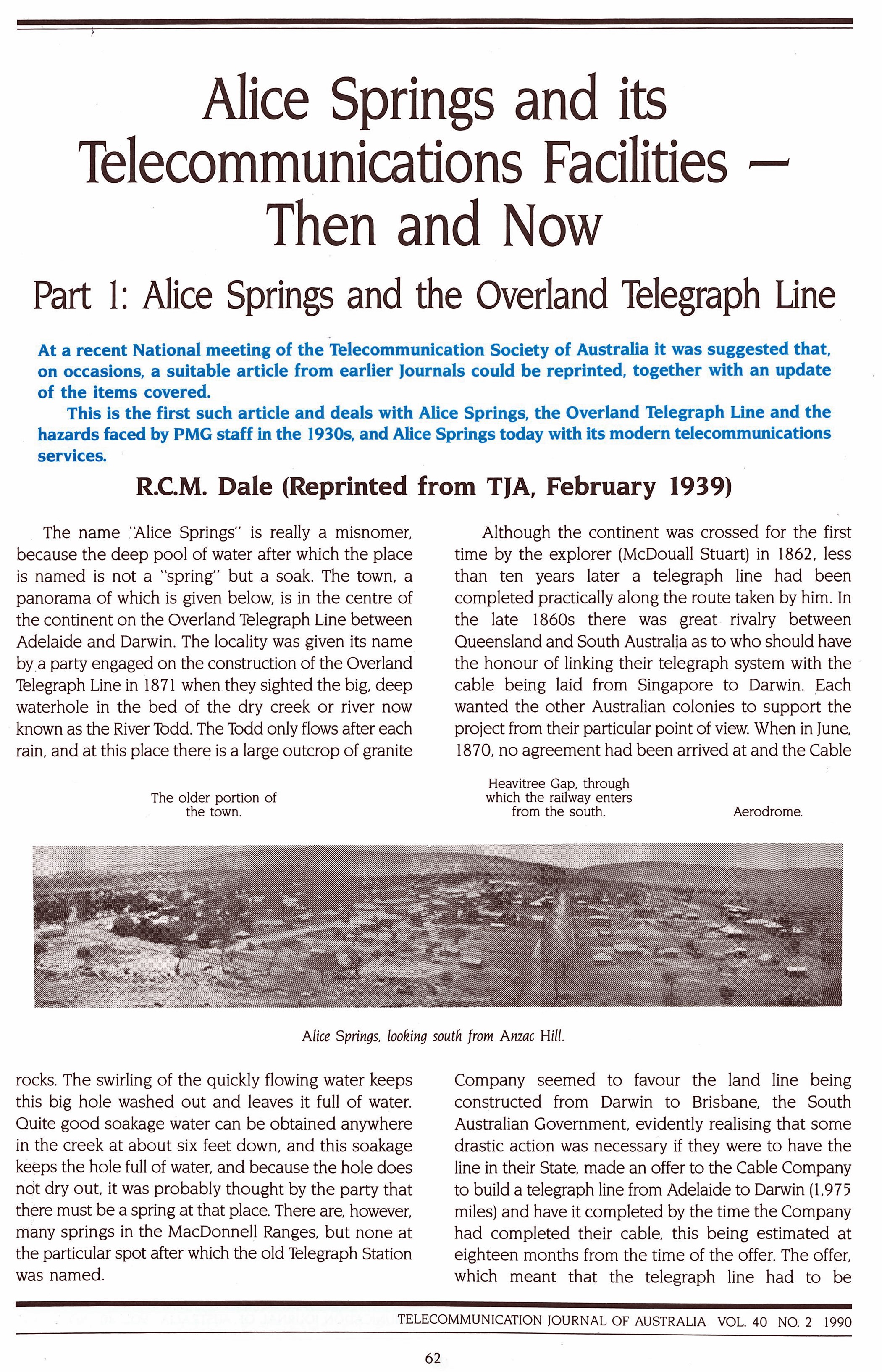 Page 1 of 1990 historical paper Page 1 of 1990 historical paper