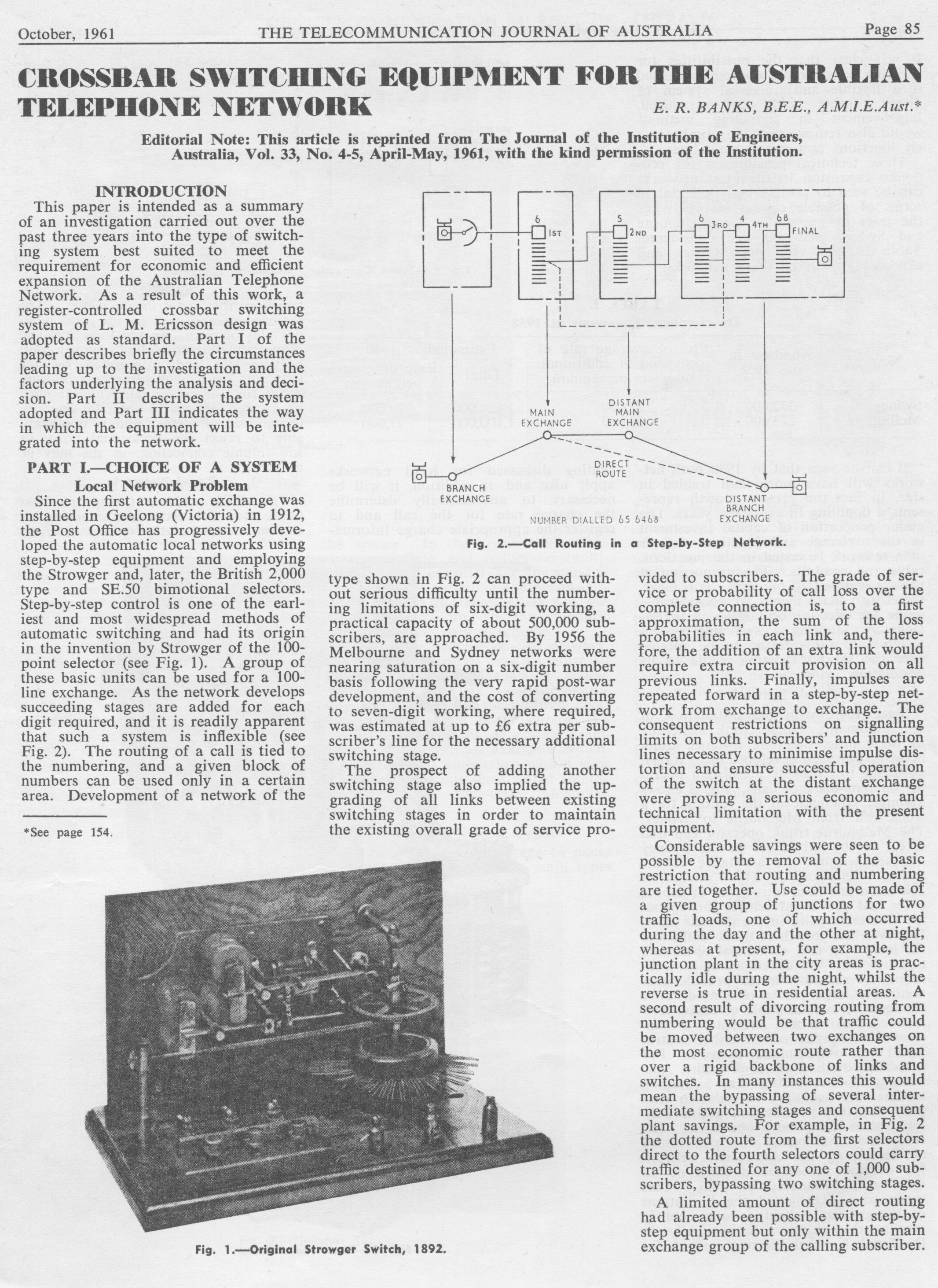 First page of historical paper