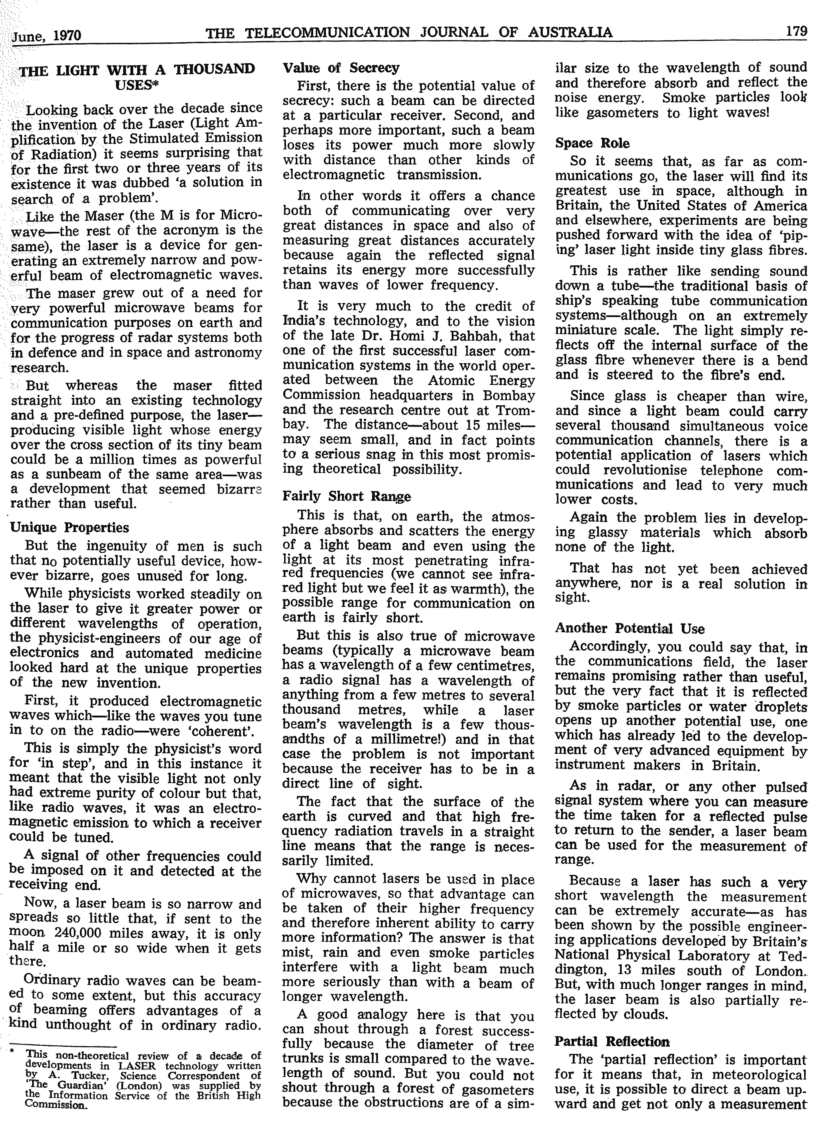 Page three of historical news item