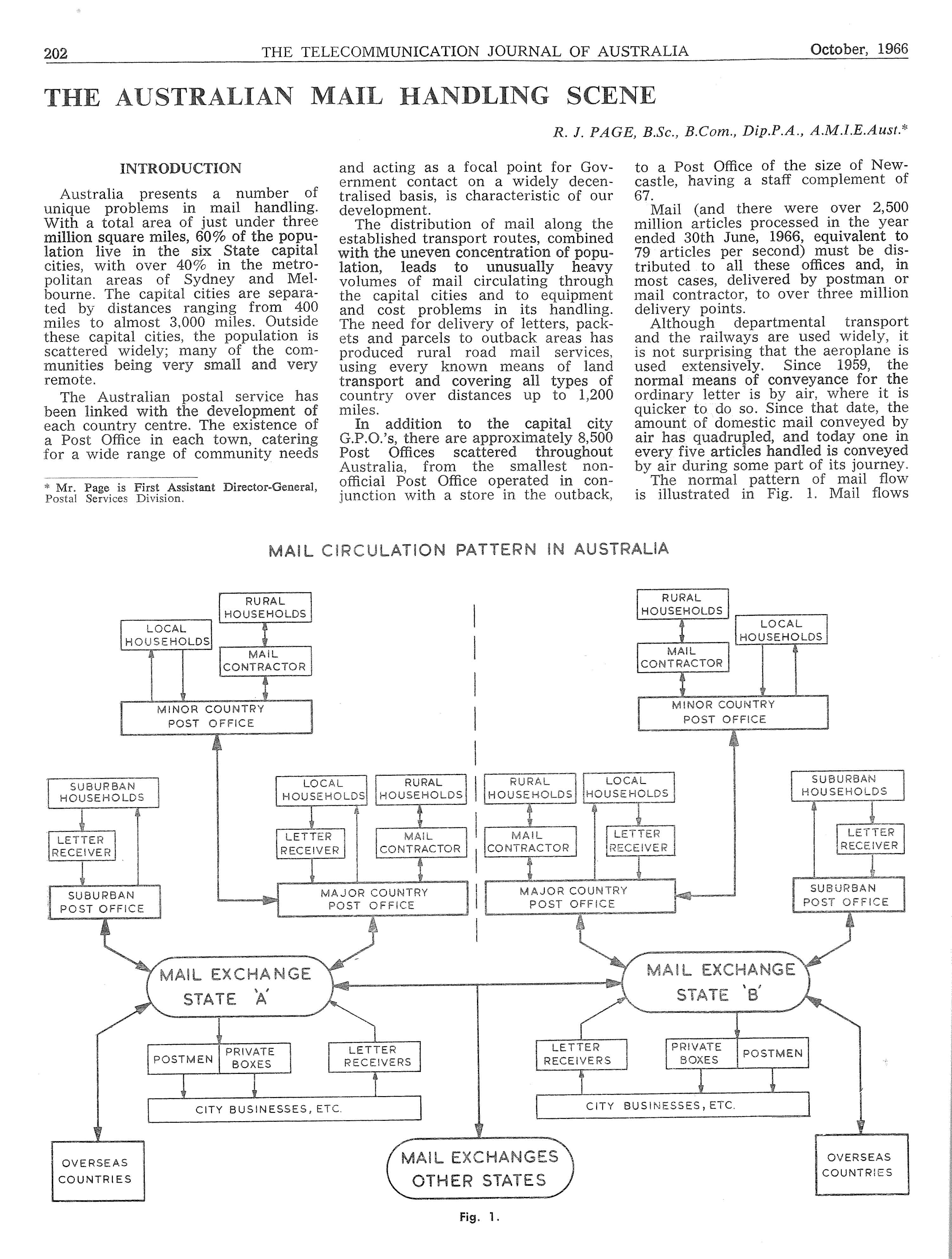 First page of historical papers