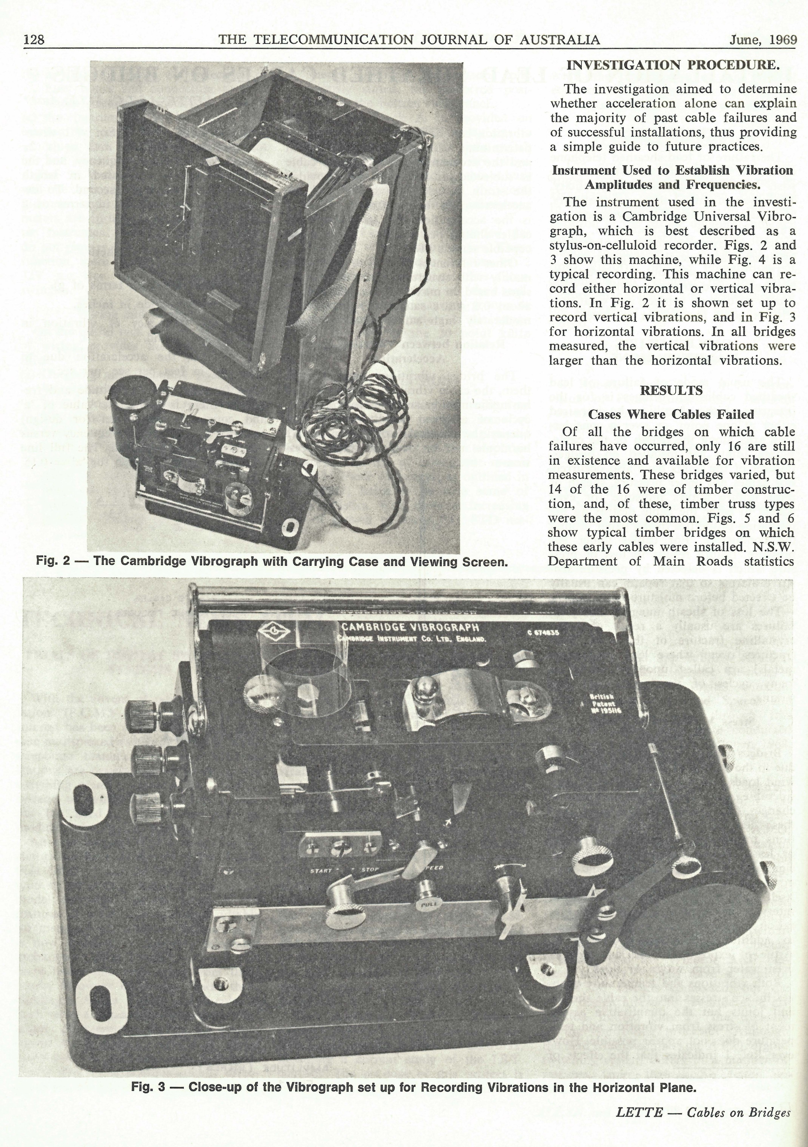 Lead Sheathed Cables on Bridges, Page 128
