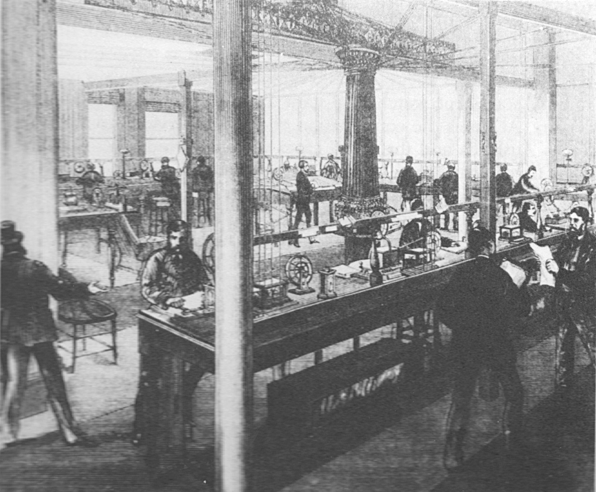 Melbourne Telegraphy office c.1870